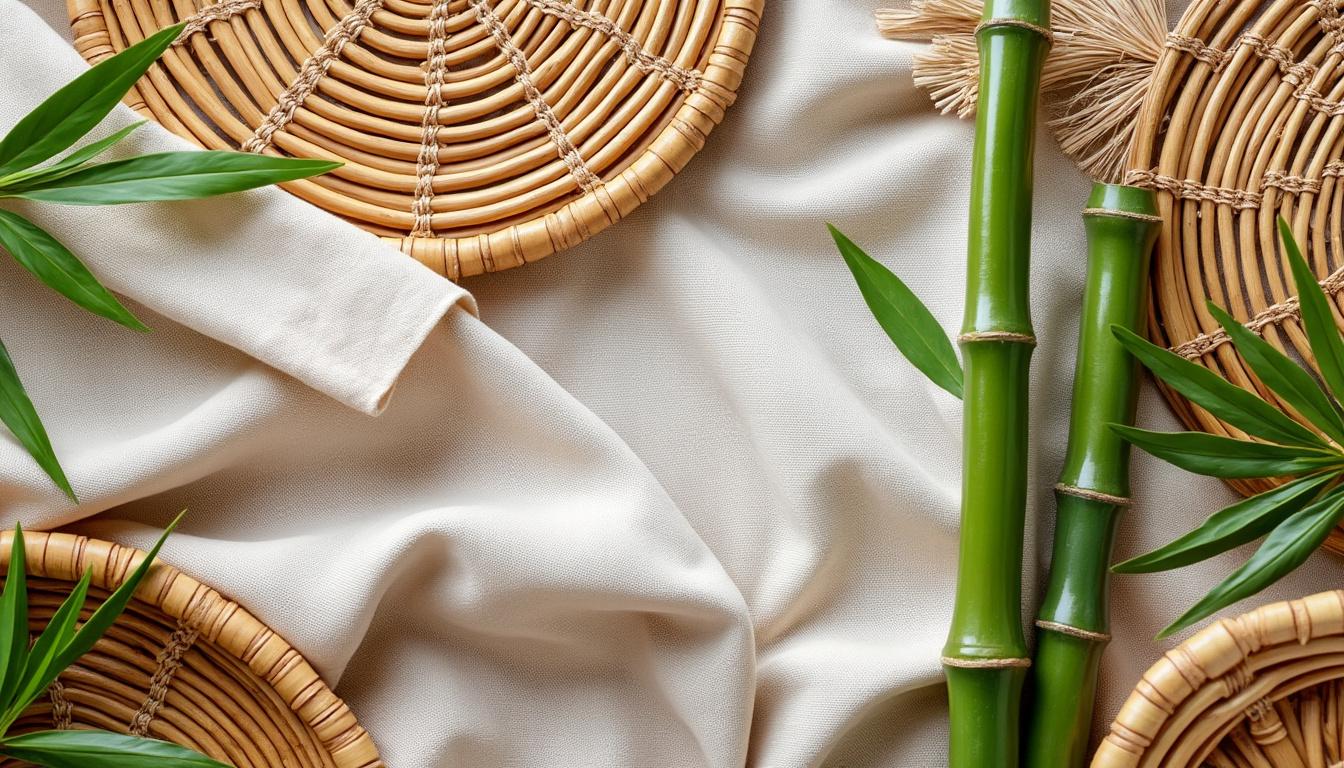 découvrez notre guide d'achat complet des matières naturelles telles que le rotin, le lin, le bambou et le raphia pour des choix écoresponsables et tendances.