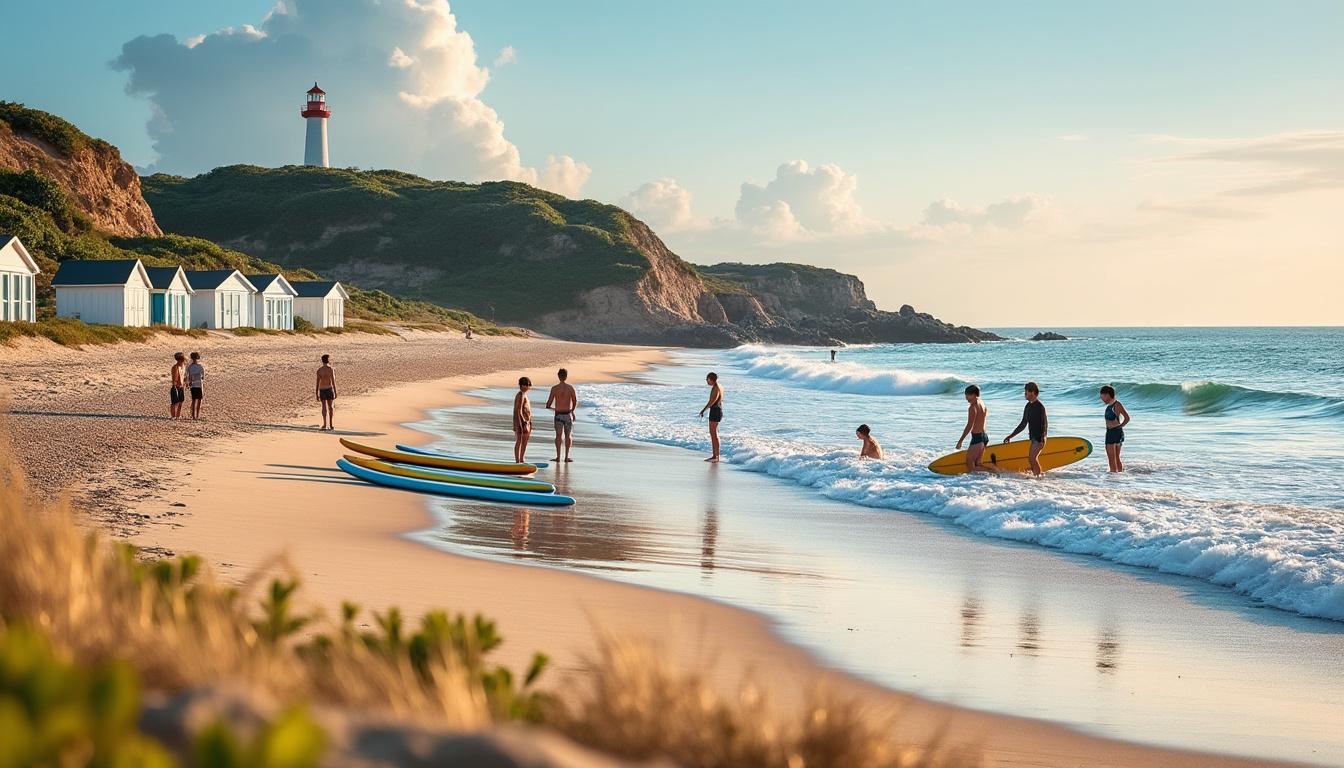 découvrez les 8 meilleurs spots de surf pour débutants en france, où vous pourrez apprendre à surfer en toute sécurité et profiter de vagues accueillantes.