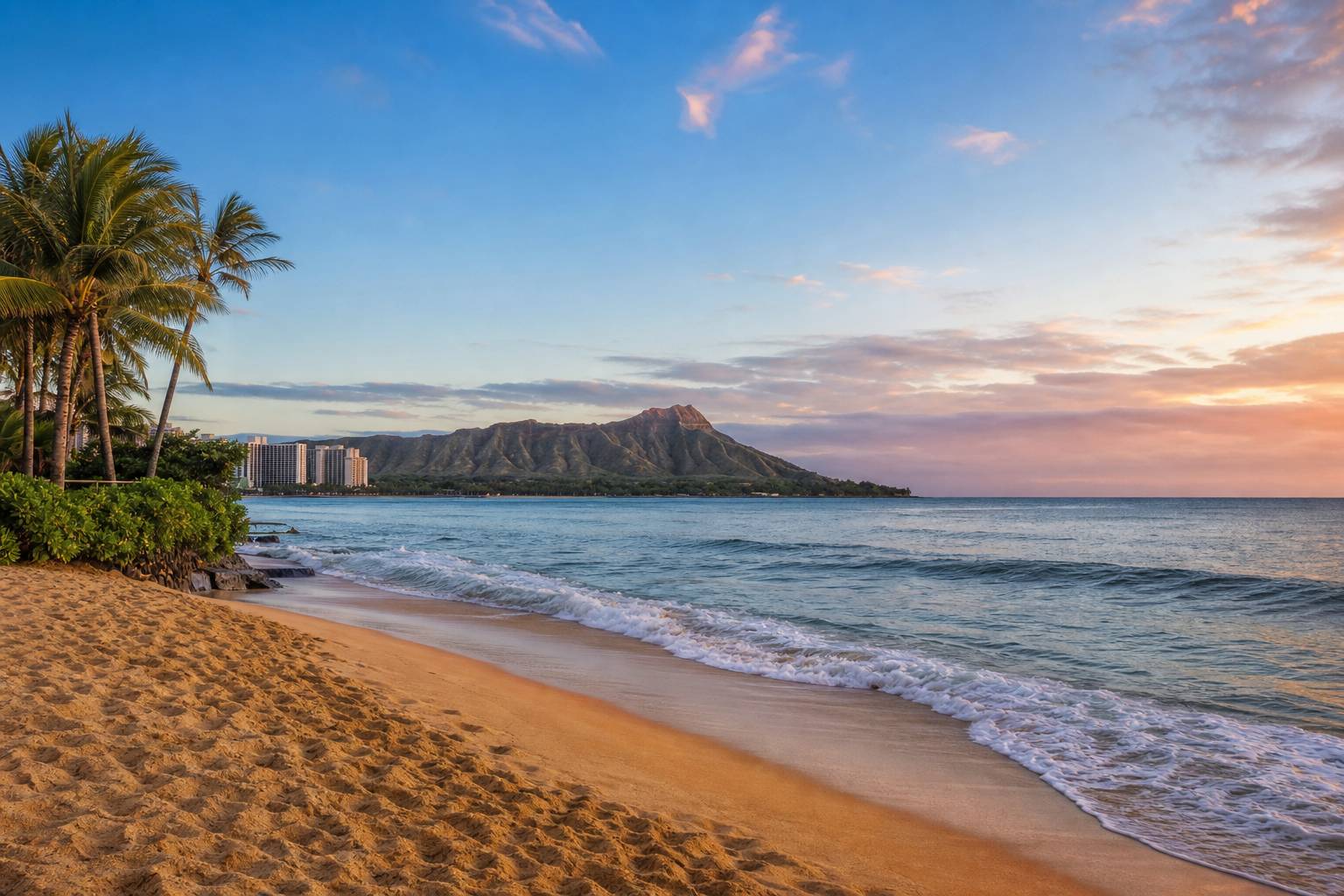 Illustration: Lever de soleil à Waikiki : meilleurs spots et horaires