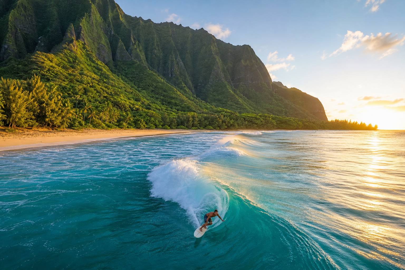 Surfer à Kauai : les meilleurs spots par niveau