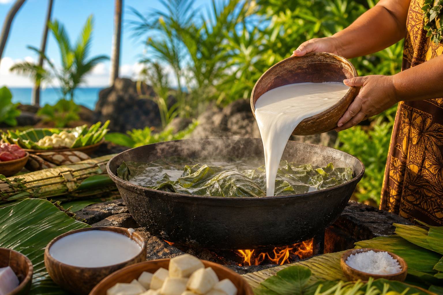Pâte de luau : préparer la base traditionnelle hawaïenne