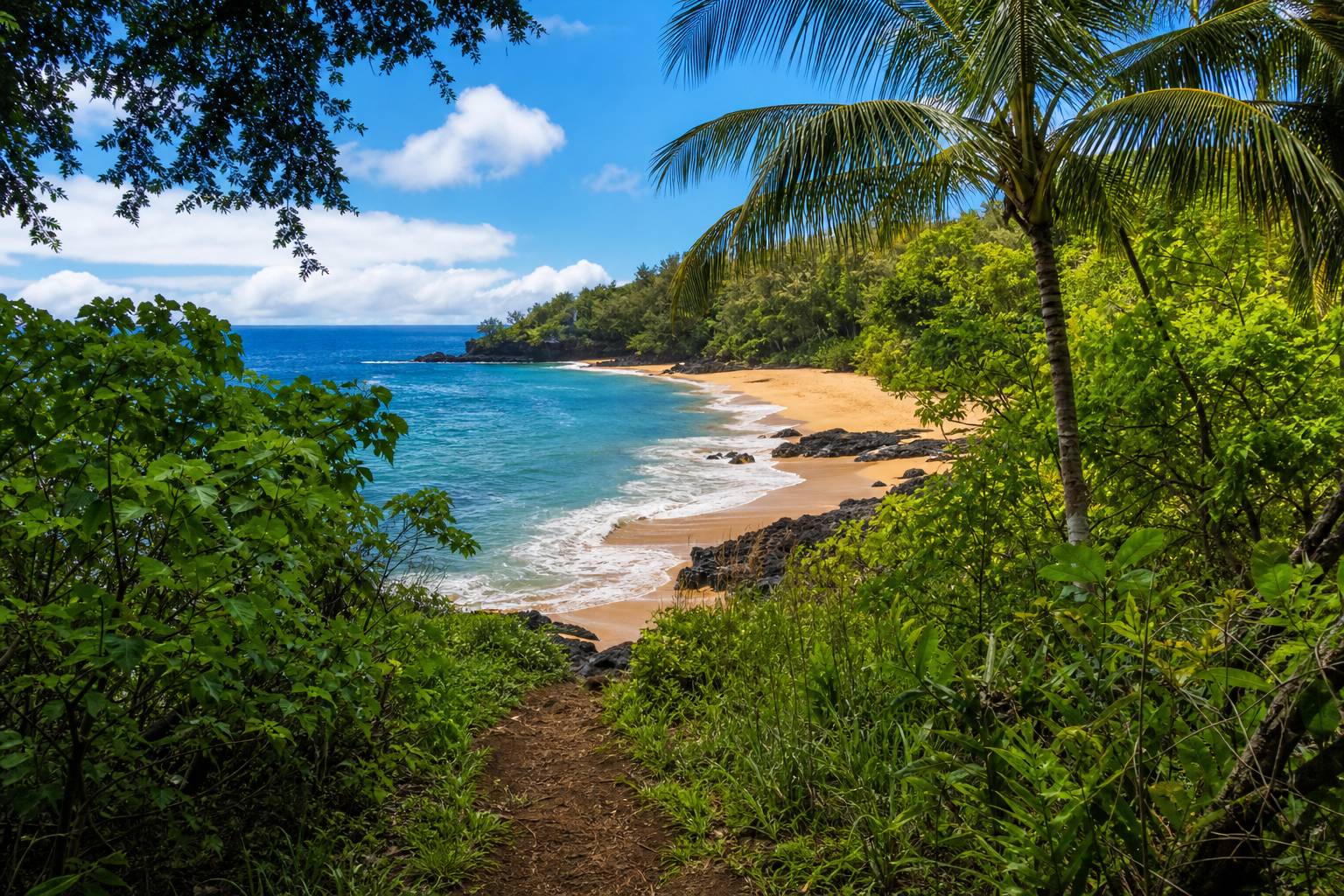 Shipman Beach : la plage secrète de Big Island